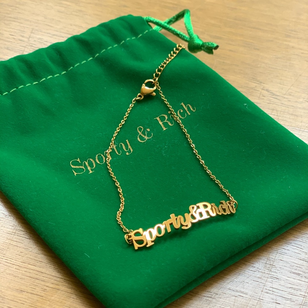 Sporty & Rich Gold Anklet